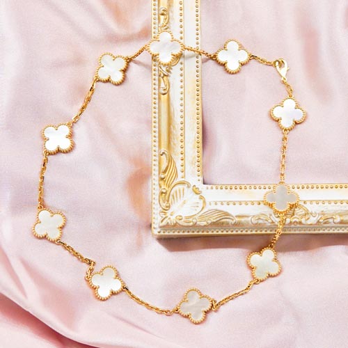 ヴィンテージアルハンブラ10pネックレス(YG) 42,000円のイメージ