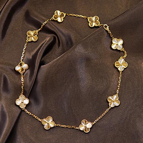 ギョーシェアルハンブラ10Pネックレス(YG)42,000円