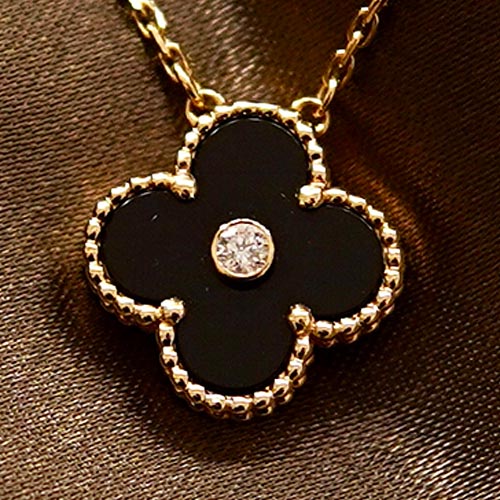 2016年ホリデー限定　ヴィンテージアルハンブラ　オニキス1Pダイヤモンド　ネックレス 28,000円