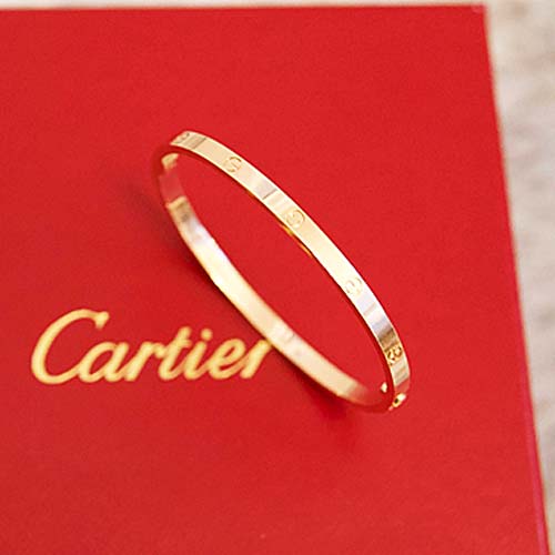 Cartierラブブレス・スモールモデル(PG)23,000円